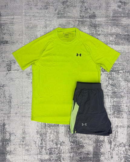 Under Armour Textured Launch Set - Lime/Grey