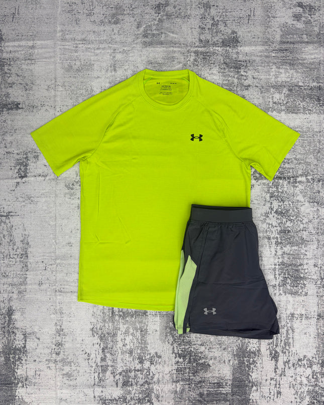 Under Armour Textured Launch Set - Lime/Grey