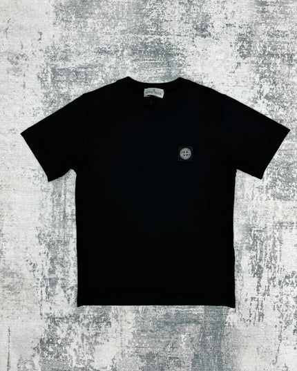 Stone Island Kids Box Logo Tee - Black