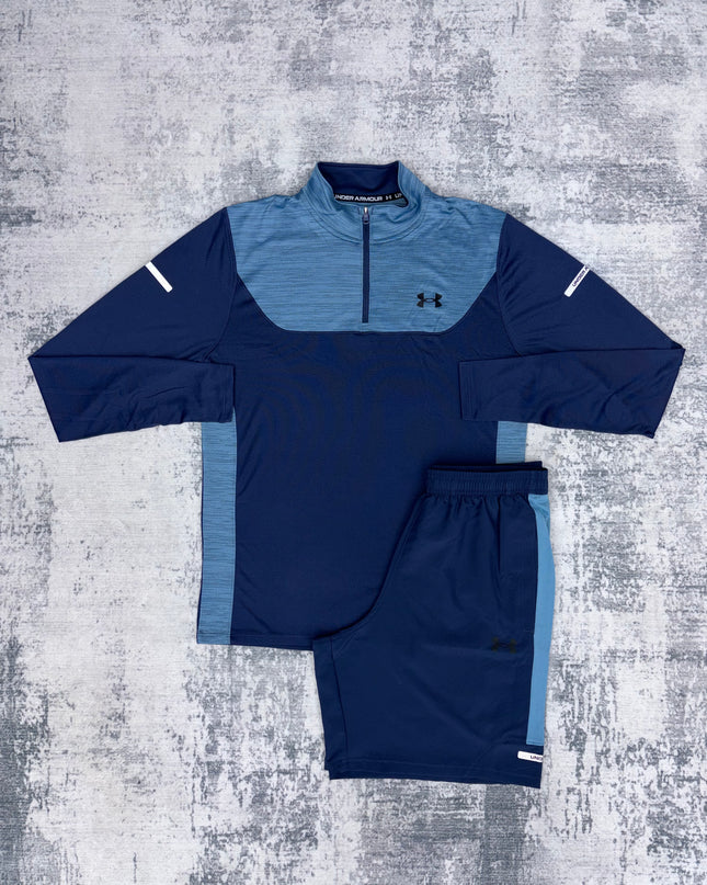 Under Armour Utility Zip/Short Set - Blue