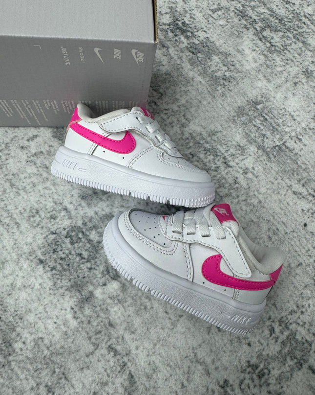 Nike Air Force 1 EasyOn Toddler - White/Pink
