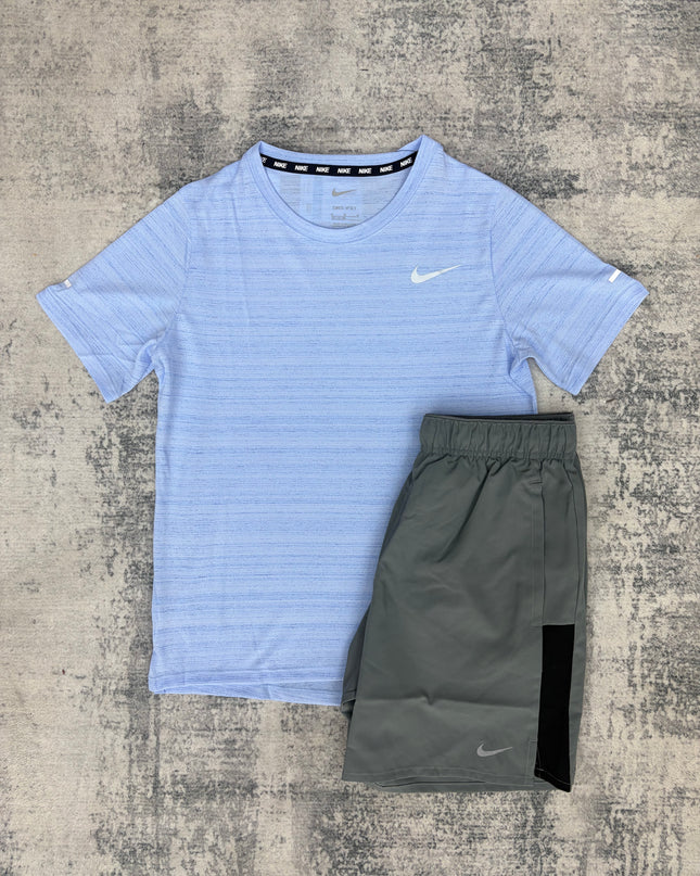Nike Kids Miler Set - Light Blue/Grey