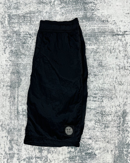 Stone Island Kids Nylon Metal Shorts - Black
