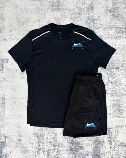 Nike Graphic Miler Set - Black/Blue