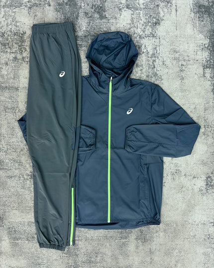 Asics Core Tracksuit - Grey/Volt