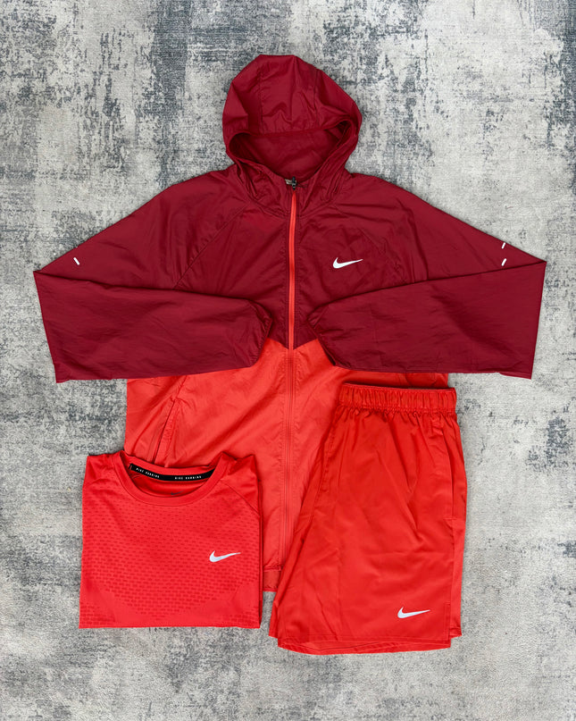 Nike Stride Triple Bundle - Crimson Red