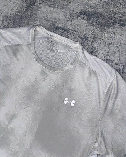 Under Armour Printed Launch Tee - Off White