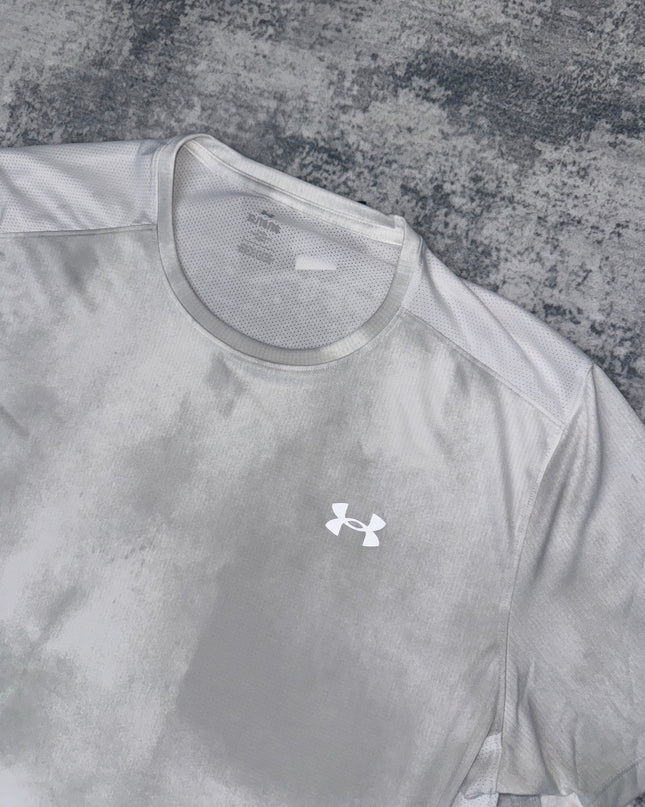 Under Armour Printed Launch Tee - Off White