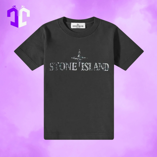 Stone Island Kids Lettering Tee