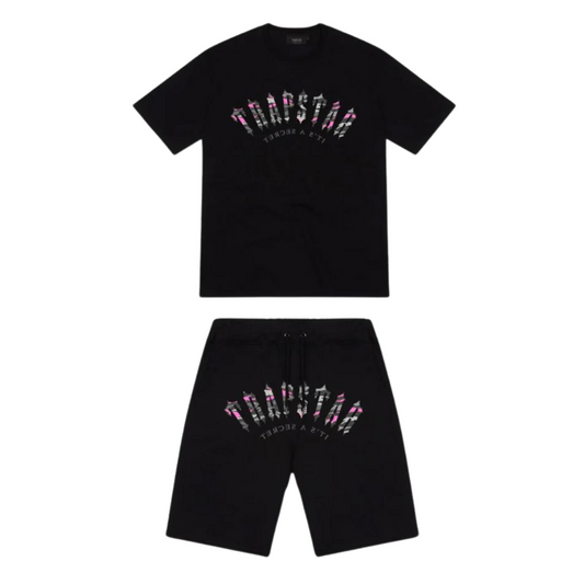 Trapstar Irongate Arch Camo Set - Black/Pink