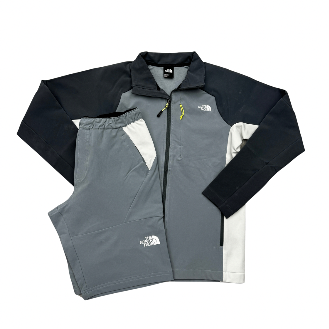 The North Face Hybrid Jacket/Shorts Set - Grey