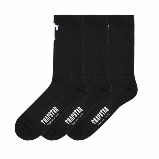 Trapstar T Socks Black- 3 Pack