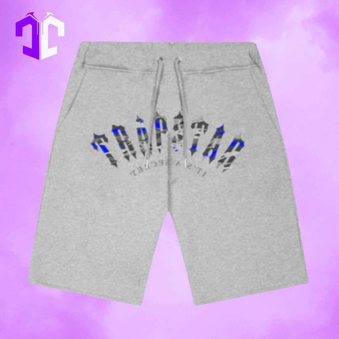 Trapstar Irongate Arch Shorts - Grey/Ice