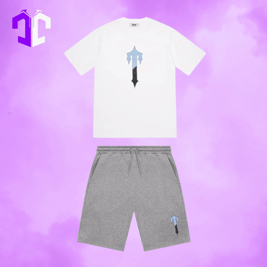 Trapstar Irongate T Set - White/Grey/Blue