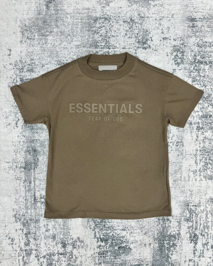 Fear Of God Essentials Kids Tee - Harvest Brown