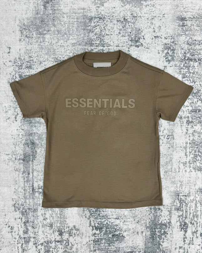 Fear Of God Essentials Kids Tee - Harvest Brown