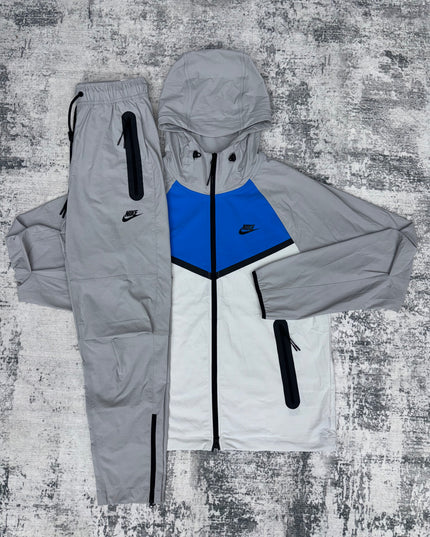 Nike Tech Woven Tracksuit - Grey Royal Blue