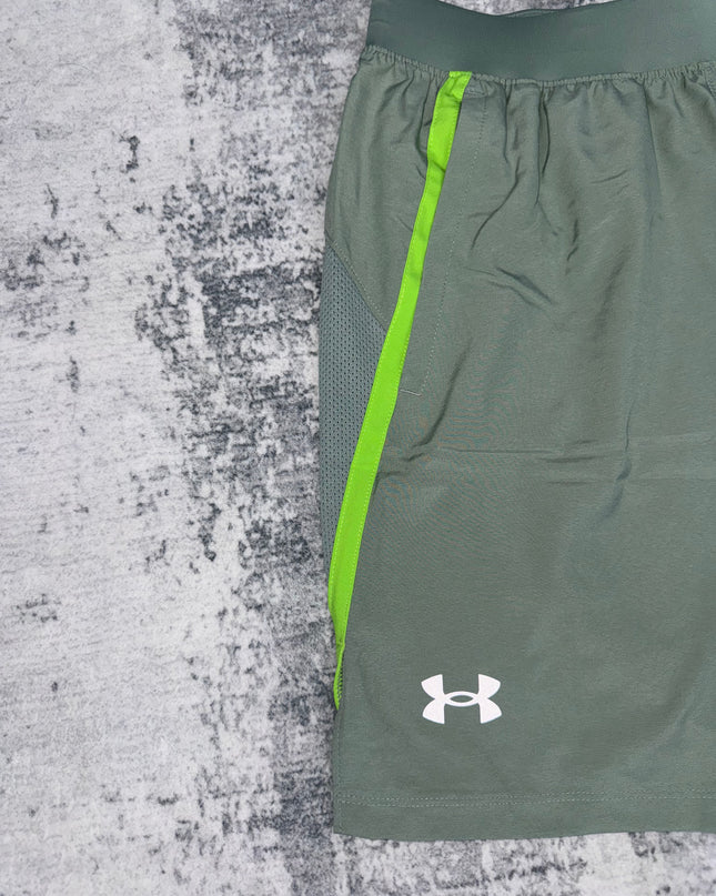 Under Armour Launch Shorts - Sage Green