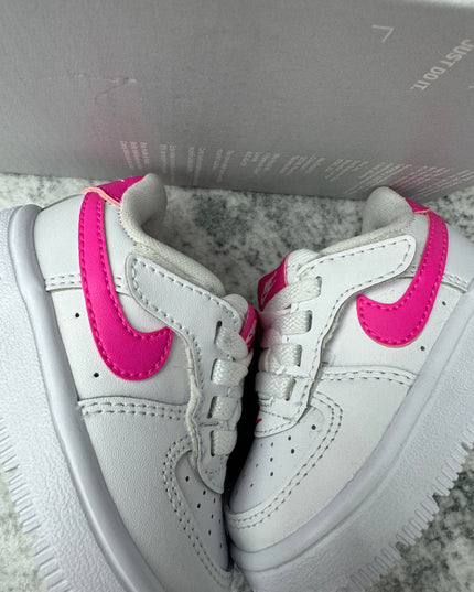Nike Air Force 1 EasyOn Toddler - White/Pink