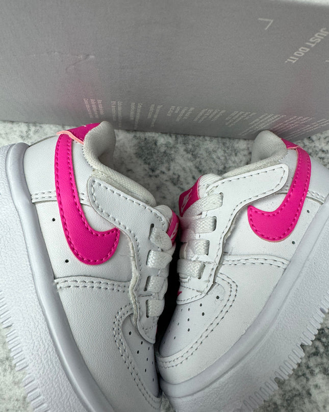 Nike Air Force 1 EasyOn Toddler - White/Pink