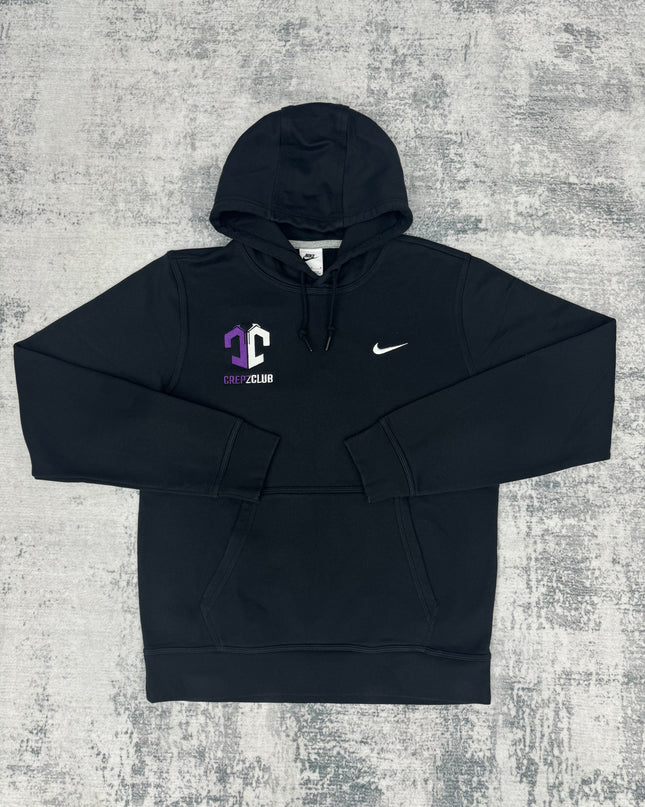 CC Swoosh Custom Logo Hoodie - Black/Purple