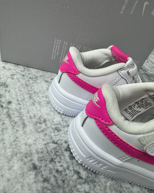 Nike Air Force 1 EasyOn Toddler - White/Pink