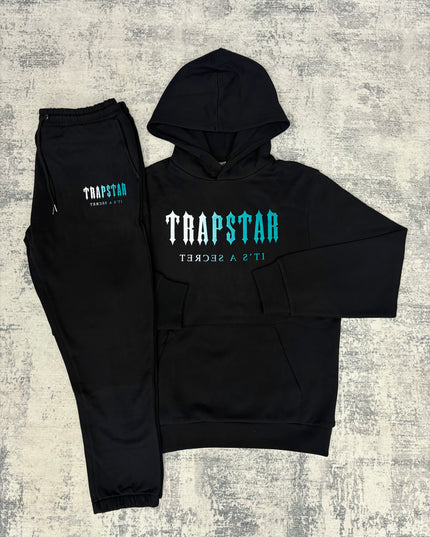 Trapstar Decoded Tracksuit - Black/Teal