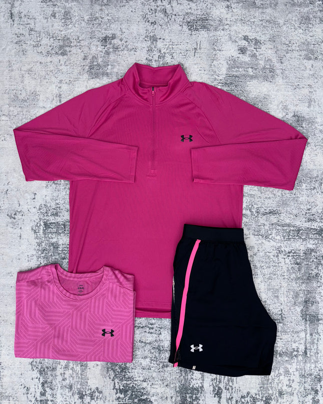 Under Armour Tech Bundle - Pink Black