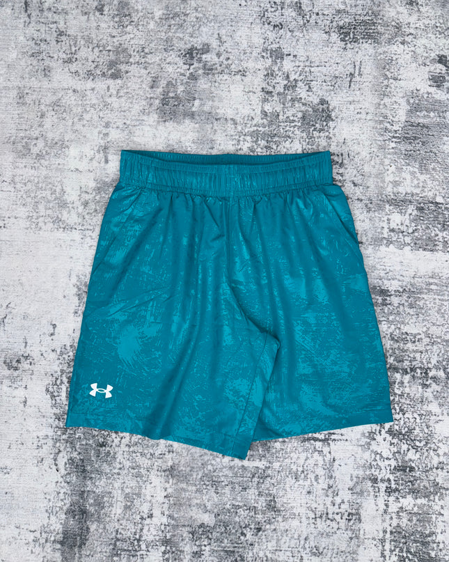 Under Armour Woven Emboss Shorts - Teal