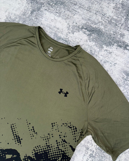 Under Armour Tech Fade Tee - Khaki Black