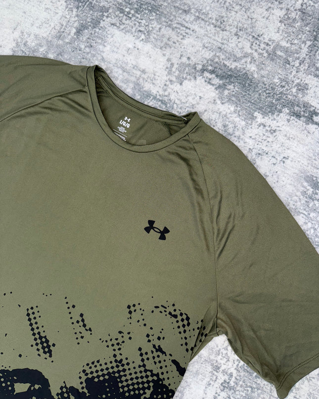 Under Armour Tech Fade Tee - Khaki Black