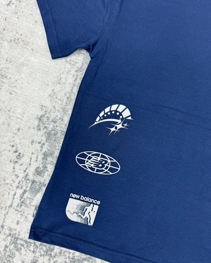 New Balance Kids Logo Tee - Blue