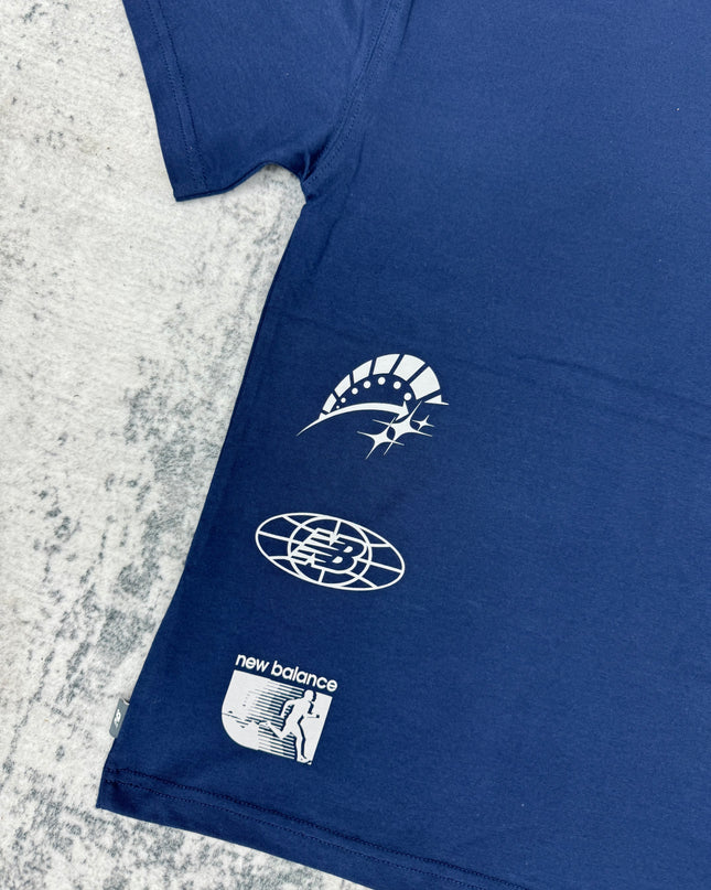 New Balance Kids Logo Tee - Blue