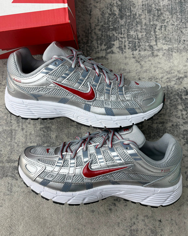 Nike P6000 GS - Silver/Red