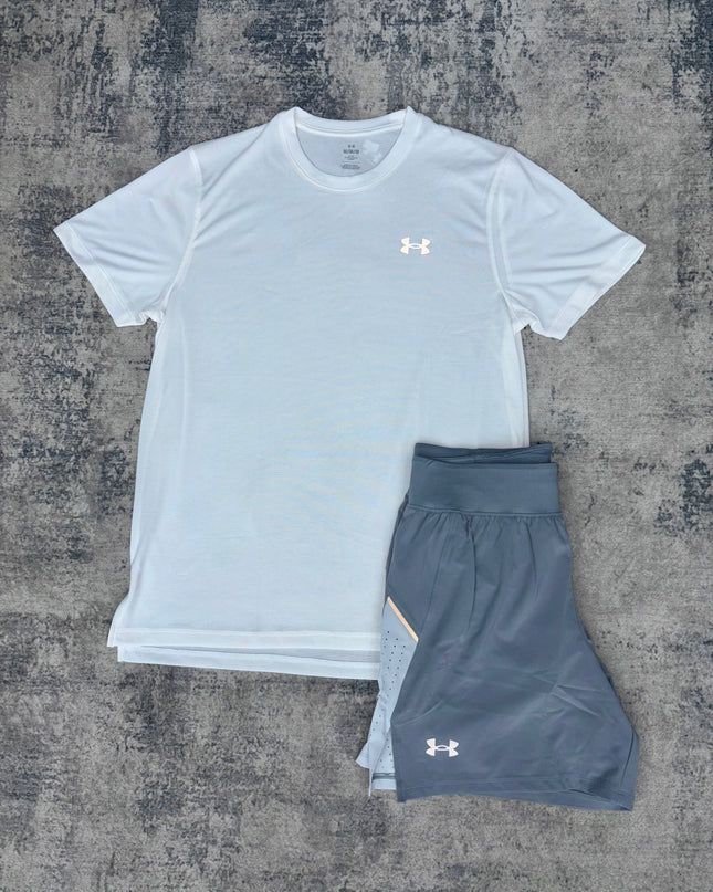 Under Armour Launch Speedpocket Set - White/Grey