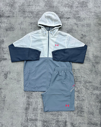 Under Armour Woven Utility Set - Grey/Crimson