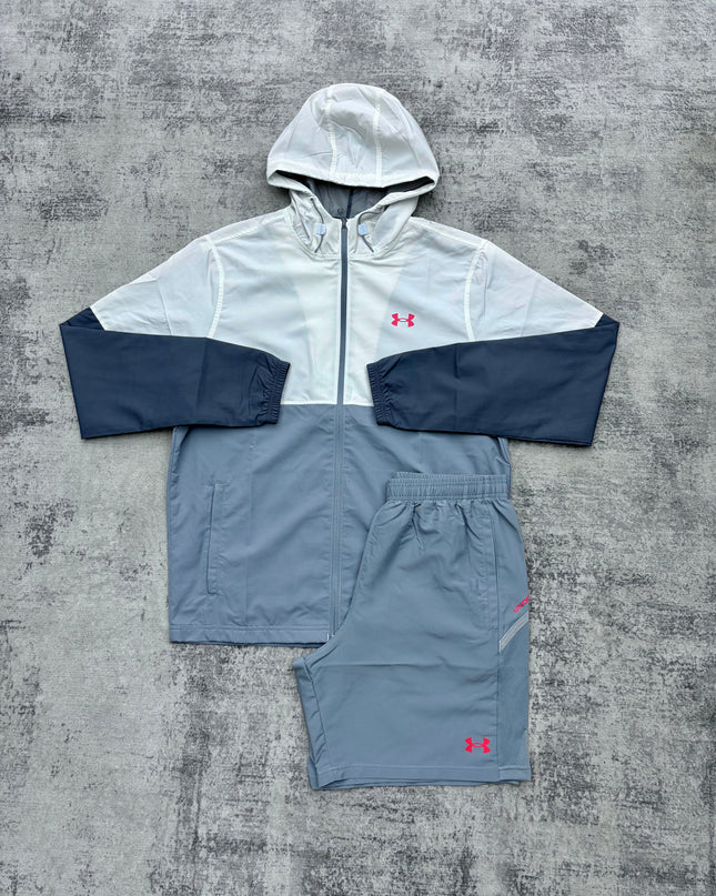 Under Armour Woven Utility Set - Grey/Crimson