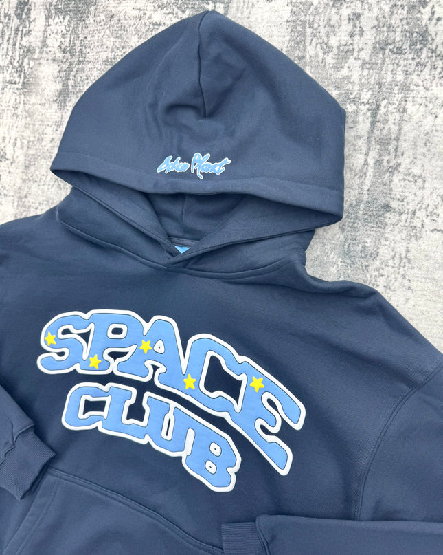 Broken Planet Space Club Hoodie - Outerspace Blue