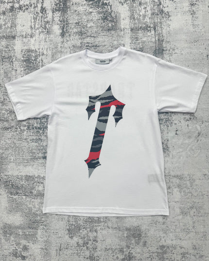 Trapstar T Logo Tee - White/Red