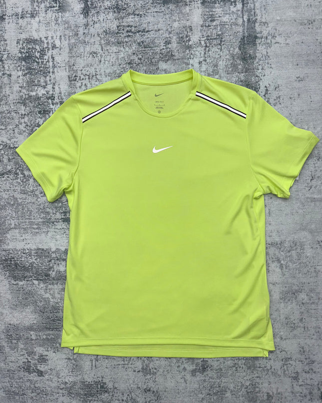 Nike Dri Fit Miler Tee - Lemon Twist