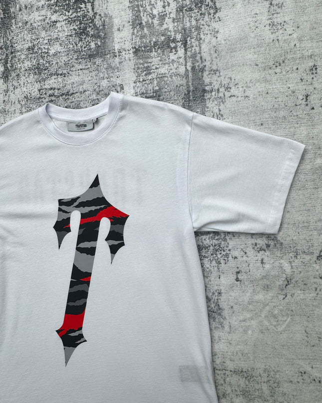 Trapstar T Logo Tee - White/Red