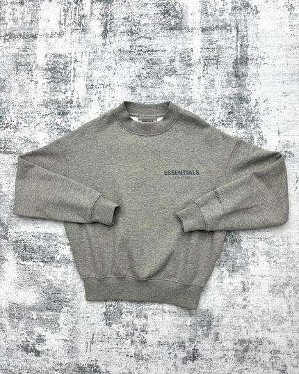 Fear Of God Essentials Kids Sweatshirt - Dark Heather Oatmeal