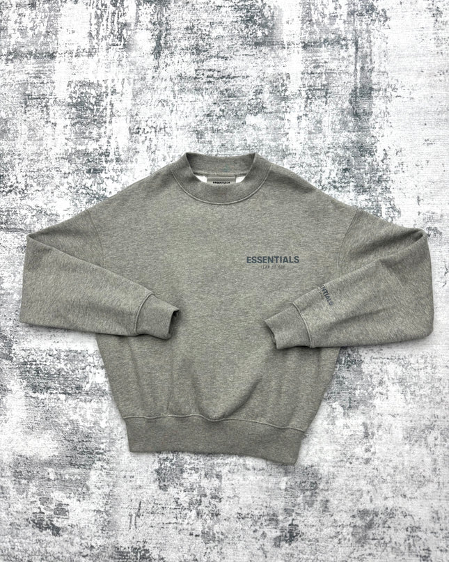 Fear Of God Essentials Kids Sweatshirt - Dark Heather Oatmeal
