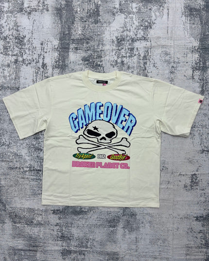 Broken Planet Game Over Tee - Cream