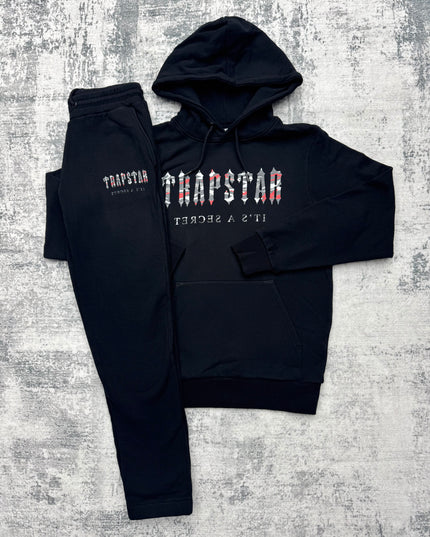Trapstar Decoded Tracksuit - Black/Red