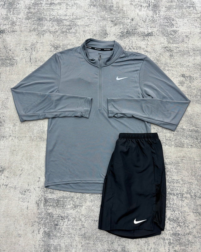 Nike Pacer x Challenger Zip Set - Grey/Black