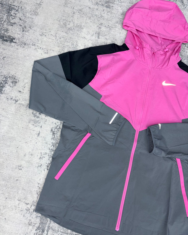 Nike Repel Windbreaker - Pink/Grey/Black