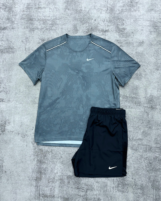 Nike Printed Festival Challenger Set - Grey/Black