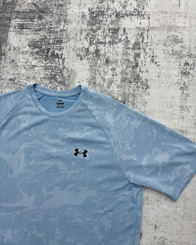 Under Armour Velocity Jacquard Tee - Light Blue