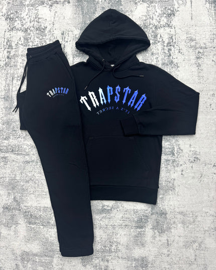 Trapstar Irongate Arch Fade Tracksuit - Black/Blue